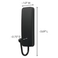 thumbnail image 2 of Wall Hooks Command, color negro mate medio, 2 ganchos y 4 tiras, 2 of 8