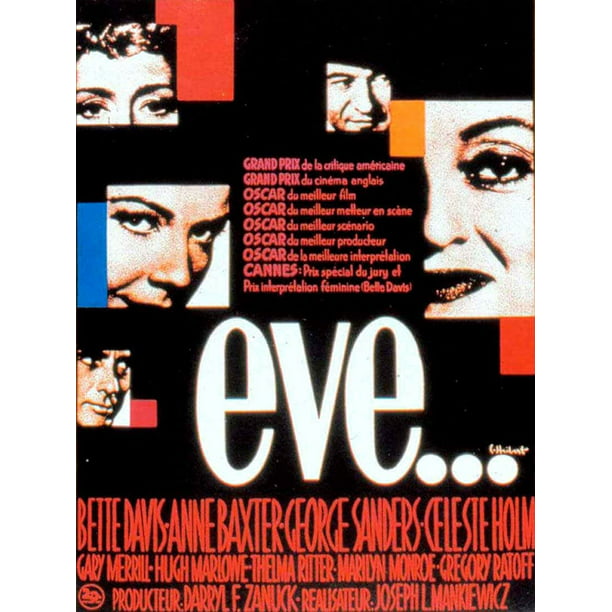 All About Eve 1950 11x17 Movie Poster French Walmart Com Walmart Com