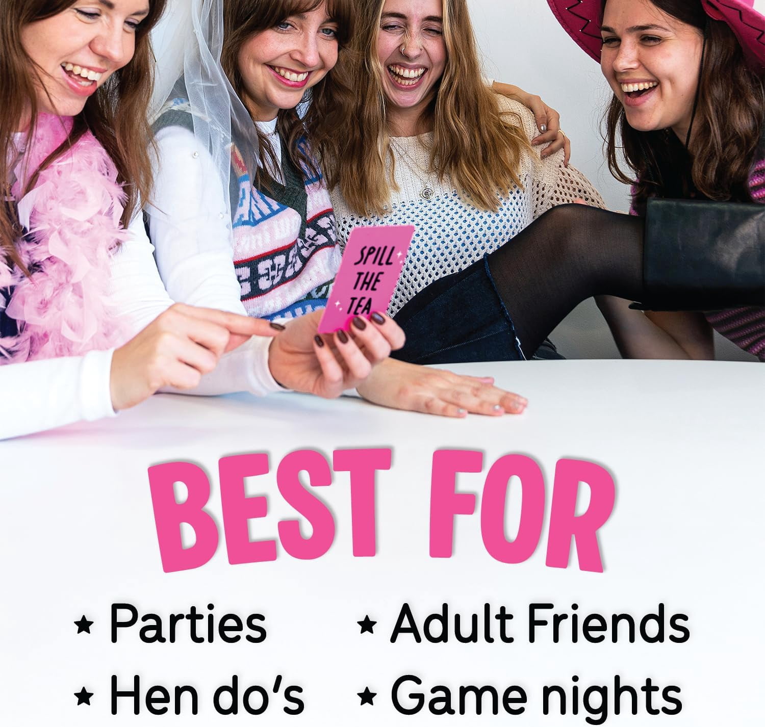 Unfiltered Girls Night Bachelorette Party Game by Lucky Egg