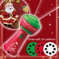 thumbnail image 3 of Dianli Christmas Decorations Projection Flashlight Toys Early Knowledge Picture Christmas Pattern Stalls Toys Flashlight Christmas Projector Realistic 24 Patterns Santa Christmas Tree Made in Canada, 3 of 9