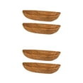 thumbnail image 4 of relayinert COCO LINER Balcony Flower Box Porch Fence Deck Replacement Liners Brown 36 Inch 2Set, 4 of 6