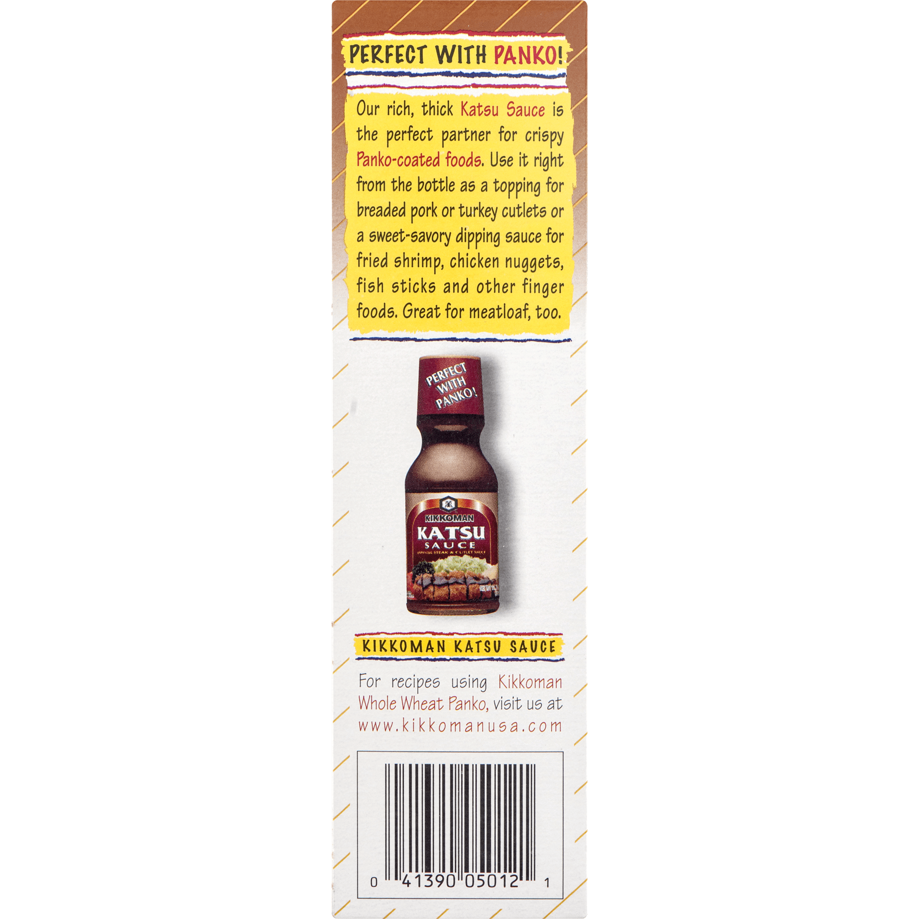 Kikkoman, Whole Wheat Panko Bread Crumbs, 8 oz, Larger Crispy