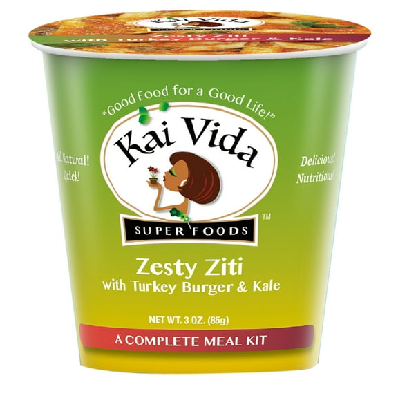 Kai Vida Zesty Ziti with Turkey Burger, Kale and Parmesan (3-pack)