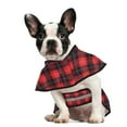 thumbnail image 3 of HDE Dog Raincoat Hooded Slicker Poncho for Small to X-Large Dogs and Puppies Plaid M, 3 of 7