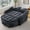 Black, variant on MOONMISS Oversized Chair and A Half, Chenille Tufting Accent Cozy Reading Sofa Chair with Storage Ottoman, Upholstered Loveseat Chaise Lounge Sofa with Adjustable Back for Living Room,Brown