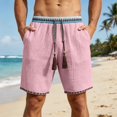 thumbnail image 2 of XFeng Men's 2 in 1 Swim Trunks, Print Board Shorts with Compression Liner, Quick Dry Beach Swim Shorts with Pockets, 2 of 5
