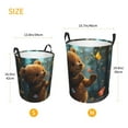 thumbnail image 2 of Lsque Cute Butterfly Bear pattern Laundry Hamper Basket, Tall Woven Rope Hamper Basket for Clothes, Lightweight Storage Basket, Collapsible Waterproof-Medium, 2 of 8