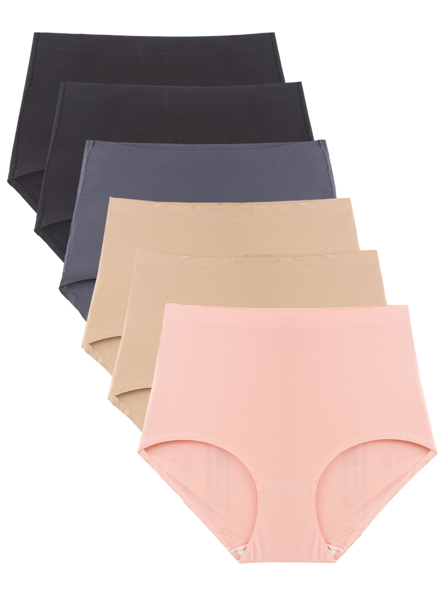  Huilaibazo Multipack Brief Panties For Women Seamless