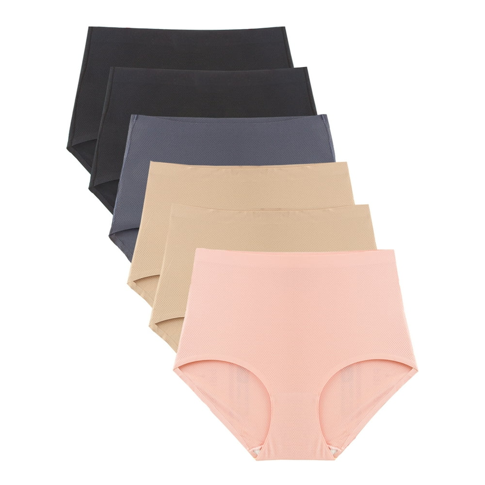 Barbra Lingerie - Barbra Women's Panties Seamless High Waist Brief ...