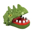 thumbnail image 1 of Juguete de de mordedura de dinosaurio, juego de mesa de juego familiar de novedad portátil clásica interactiva para niños niños adultos familia Triceratops, 1 of 8
