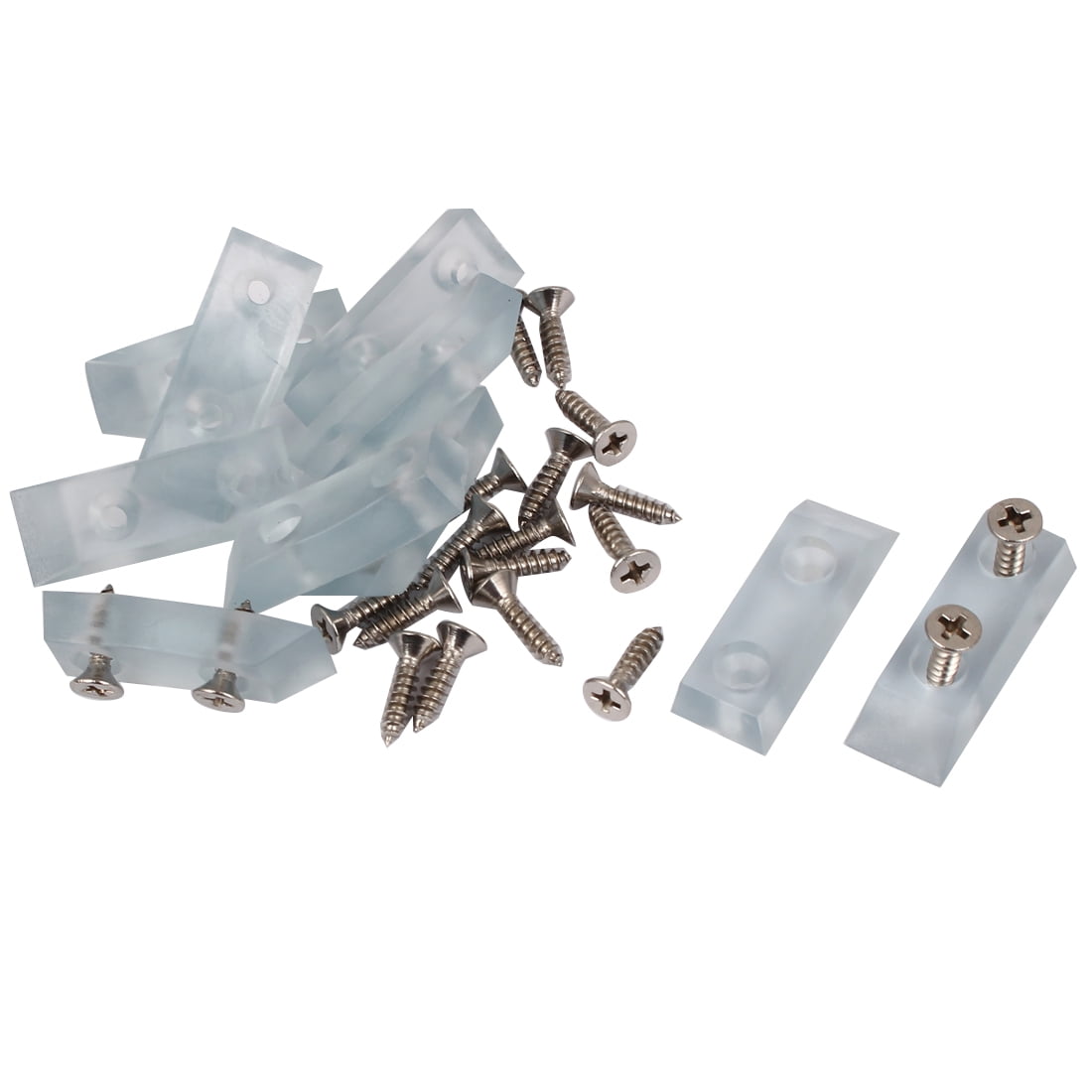 Furniture Table Chair Feet Non Slip Rectangular Rubber Pads 10pcs