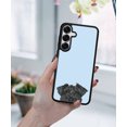 thumbnail image 5 of WIRESTER Shockproof Soft Rubber Cover Case for Samsung Galaxy S25 6.2" 2025, Animal Black Miniature Schnauzer Dog On Light Blue Background, 5 of 5