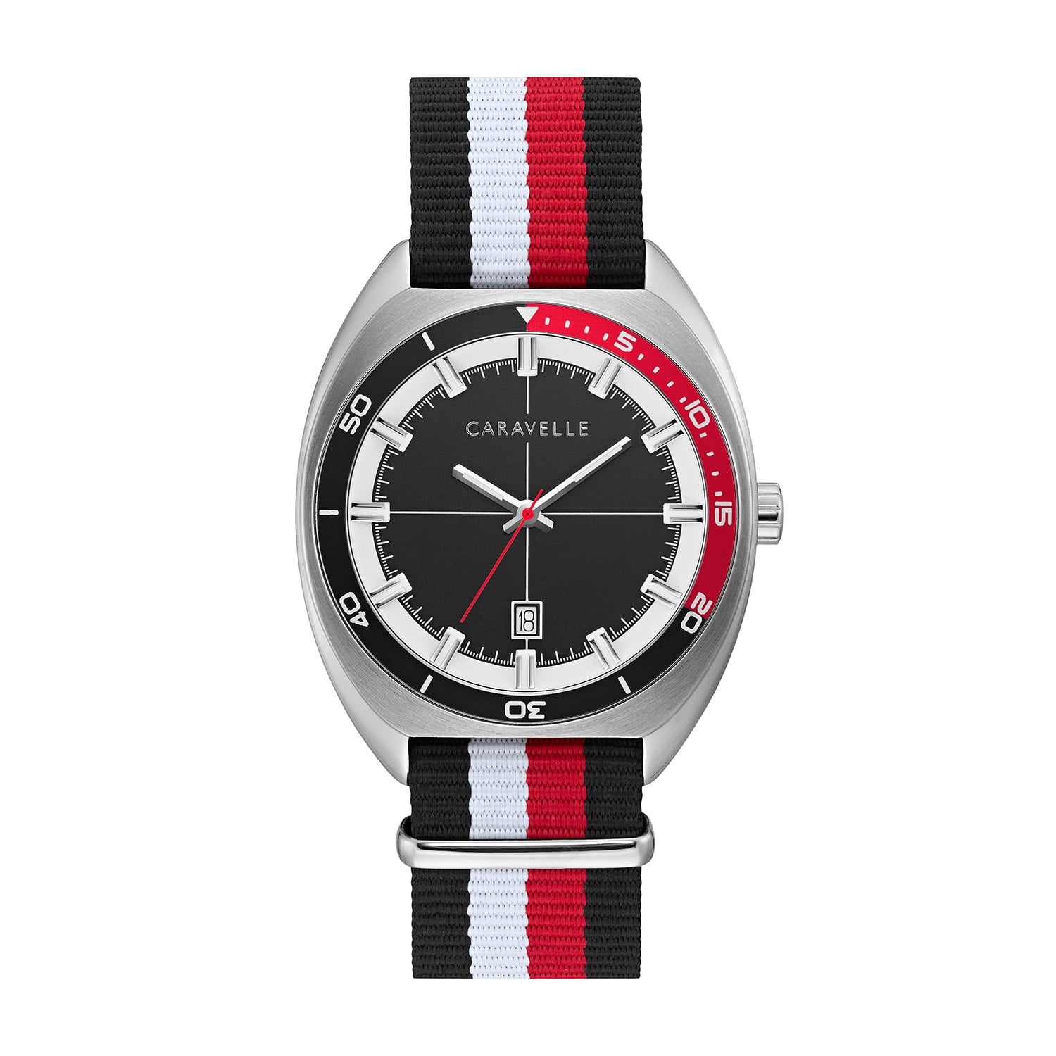 Bulova black clearance and red watch