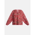 thumbnail image 5 of Scenario Women's Top with Poet Sleeves, Sizes XS-XXXL, 5 of 7