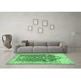 thumbnail image 3 of Ahgly Company Indoor Rectangle Animal Emerald Green Traditional Area Rugs, 2' x 5', 3 of 4