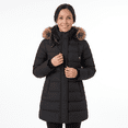thumbnail image 3 of HVEOO Winter Coats Women Waterproof Parka Coat with Detachable Hood Windproof Insulated Coat, Black L, 3 of 8
