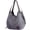 Grey, variant on Women Canvas Hobo Purse Multi Pocket Handbags Shoulder Bags Tote Purses