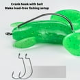thumbnail image 6 of 5pcs Fishing Lures with Hook 3.7cm/4.7cm Topwater Frogs Lures Soft Frogs Baits for Saltwater Fishing Swimbait, 6 of 8