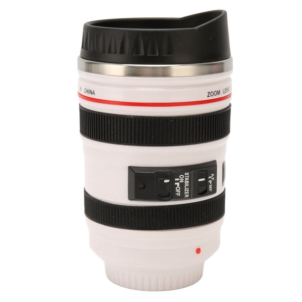 Taza de café con Lente de Cámara de Acero Inoxidable de Primera Taza de café con Temática de Fotografía Taza de café con Tapa para Hombres y Mujeres ANGGREK Otros