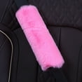 thumbnail image 3 of iaksohdu 1 Pair Seat Belt Cover Comfortable Soft Fluffy Universal Car Seat Belt Pad Cushion Vehicle Supplies, 3 of 8