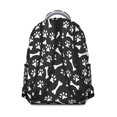 thumbnail image 3 of Paw Prints and Bones Backpack for School,Cute School Bag,Schoolbag with Adjustable Shoulder Straps & Padded Back,15.3"x11"x7.1".﻿, 3 of 6