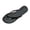 Black 2, variant on Women Beach Sandals Comfortable Wide Width Slide Sandals Summer Travel Outdoor Flip-flops Casual Wear Brown