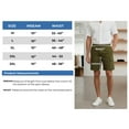 thumbnail image 4 of (2 pack) Turtle Bay New York Men’s Fleece Cargo Shorts, 6-Pocket Sweat Shorts with Drawstring Waist, 4 of 7