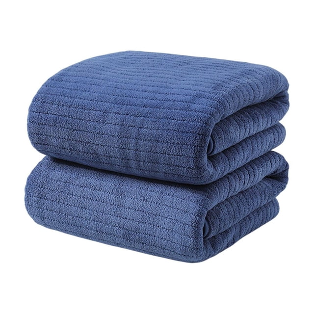 Large Bath Towel Set Highly Absorbent Textured Design for Spa Gym Travel Lightweight Soft Bath Sheets