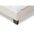 thumbnail image 5 of Baxton Studio Hampton Modern and Contemporary Light Beige Fabric Upholstered King Size Bed, 5 of 7
