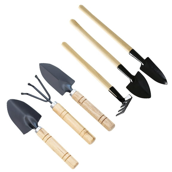 2 Sets Succulent Garden Tools Rake Trowel Cultivator Hand Rakes Household
