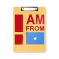 thumbnail image 1 of I Am From Somalia Clipboard Folder Writing Pad Backing Plate A4, 1 of 4
