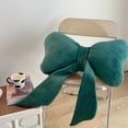 thumbnail image 4 of Iumwxz Green Bow Knot Throw Pillow for Sofa Bed or Headboard Decoration 70x40cm 27.55x15.75in Decorative Cushion with Durable Fabric Gift Ideal for Christmas Valentine's Day Birthday, 4 of 6