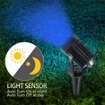 thumbnail image 4 of T-SUNUS 2 Pack Solar Landscape Spotlights - Blue, Waterproof Garden Spot Lights with 9.8ft Cable, 2000mAh Solar Panel, Auto On/Off for Garden, Driveway, Pathway, Pool Area, 4 of 4