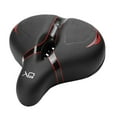 thumbnail image 2 of Asiento de bicicleta cómodo, sillín ancho, bicicletas de carretera para mujeres y hombres, amortiguador rojo chino, 2 of 9
