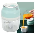 thumbnail image 4 of Electric Mini Food Chopper, Electric Vegetable Cutter Electric Mini Garlic Chopper, For Vegetable Meat Garlic Grinder Kitchen Tools Electric Onion Chopper, 4 of 8