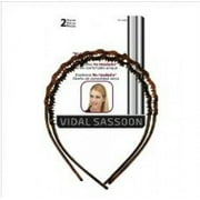 Vidal Sassoon: Black/Brown Model #Vs14434 No Headache Headband, 2 ct
