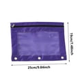 thumbnail image 3 of Uuiauoio Zipper Pouch for 3 Ring Binder Binder Storage Pouch with Clear Window Assorted Colors Smooth Zipper Large Capacity with 3 Reinforced Grommets for Office, 3 of 9
