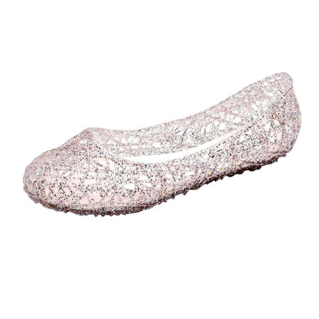 

Sandals For Women Summer Hollowed out birds jelly crystal flat bottom breathable womens sandals Stylish Shoes