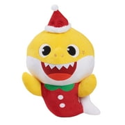 Baby Shark Holiday Large Plush Baby Shark Stuffed Animal, Kids Toys for Ages 3 Up, Gifts and Presents