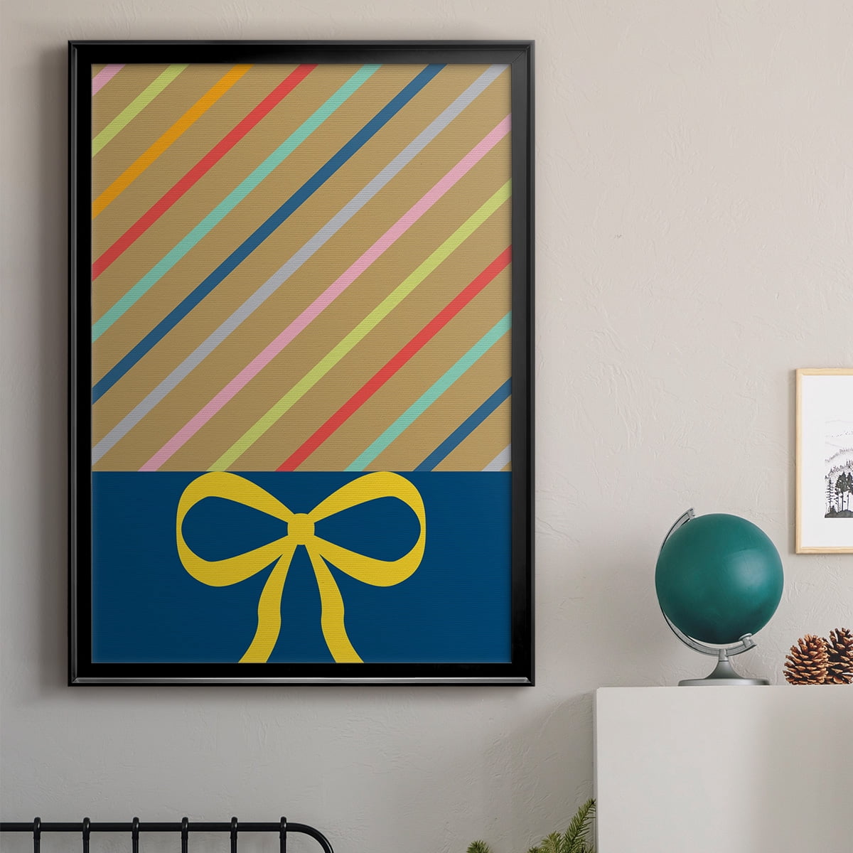 Stripes Premium Framed Print - Ready to Hang
