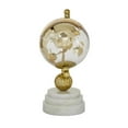 thumbnail image 6 of DecMode 5" Gold Globe with Marble Base and Tiered Base, 6 of 8