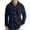 Blue, variant on Zylarhe Mens Summer Shirts, Casual Men's Shirts Loose Fit Pleated Long Sleeve Shirt Button down Pajama Blue XL