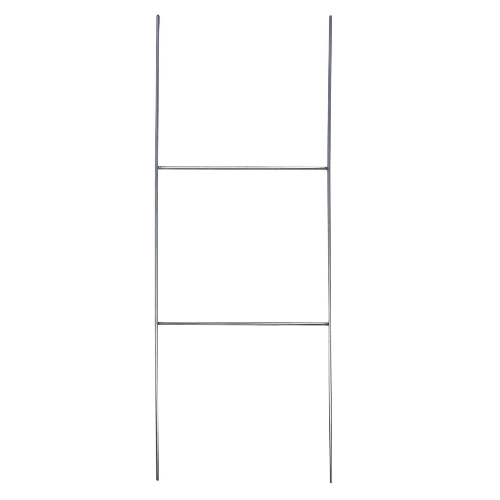 Sturdy Metal Wire Yard Stakes for Yard Signs, 10 x 24in H Frame, 10 Pack