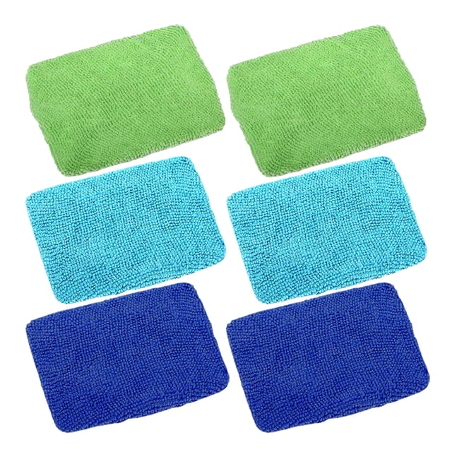Paños de limpieza de microfibra para ventanas y parabrisas de coche, paños de microfibra reutilizables para el cuidado del coche, adecuados para quitar el polvo y pulir, 6 uds.
