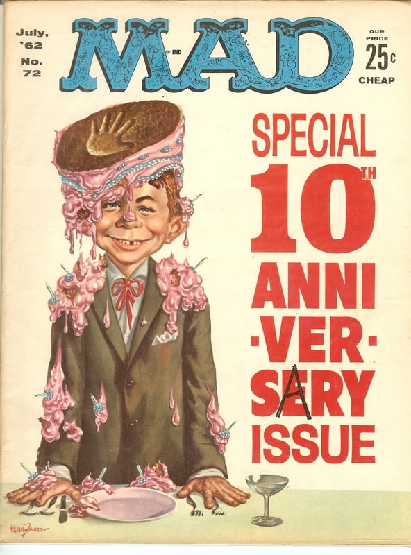 MAD Magazine Vintage #72 July 1962