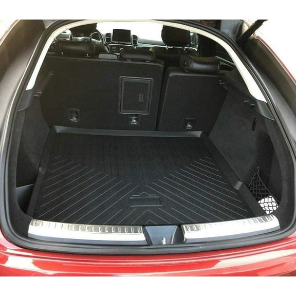 EACCESSORIES EA Cargo Liner – Trunk Mat for Mercedes-Benz GLE-Class Coupe 2016-2019 – Weather-Resistant Trunk Mats for Cars with Raised Lip – Non-Slip Car Trunk Mat Rubber – Laser Pre-Cut Design