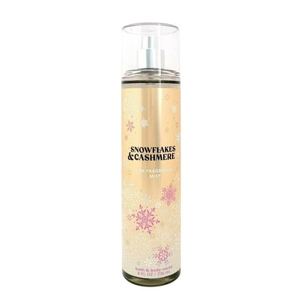 Bath and Body Works Snowflakes & Cashmere Fine Fragrance Mist (8 FL OZ / 236 mL)