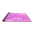 thumbnail image 2 of Ahgly Company Indoor Square Checkered Pink Modern Area Rugs, 5' Square, 2 of 4