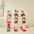 thumbnail image 4 of KG Navidad gran oferta nuevo diseño Adorno de Navidad muñeco de nieve retráctil Santa muñeca telescópica decoración de Navidad muñeca de juguete de Navidad, 4 of 4