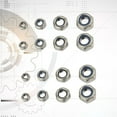 thumbnail image 2 of MasteelfCA 180Pcs Stainless Steel M3-M12 Series Hexagonal Screw Nut Set Socket Head Screws Nylon Lock Nuts Assortment Kit, 2 of 8